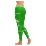 Soccer In My Heart - Low Rise Leggings (Invisible Stitch) (L05) - Soccer Empire