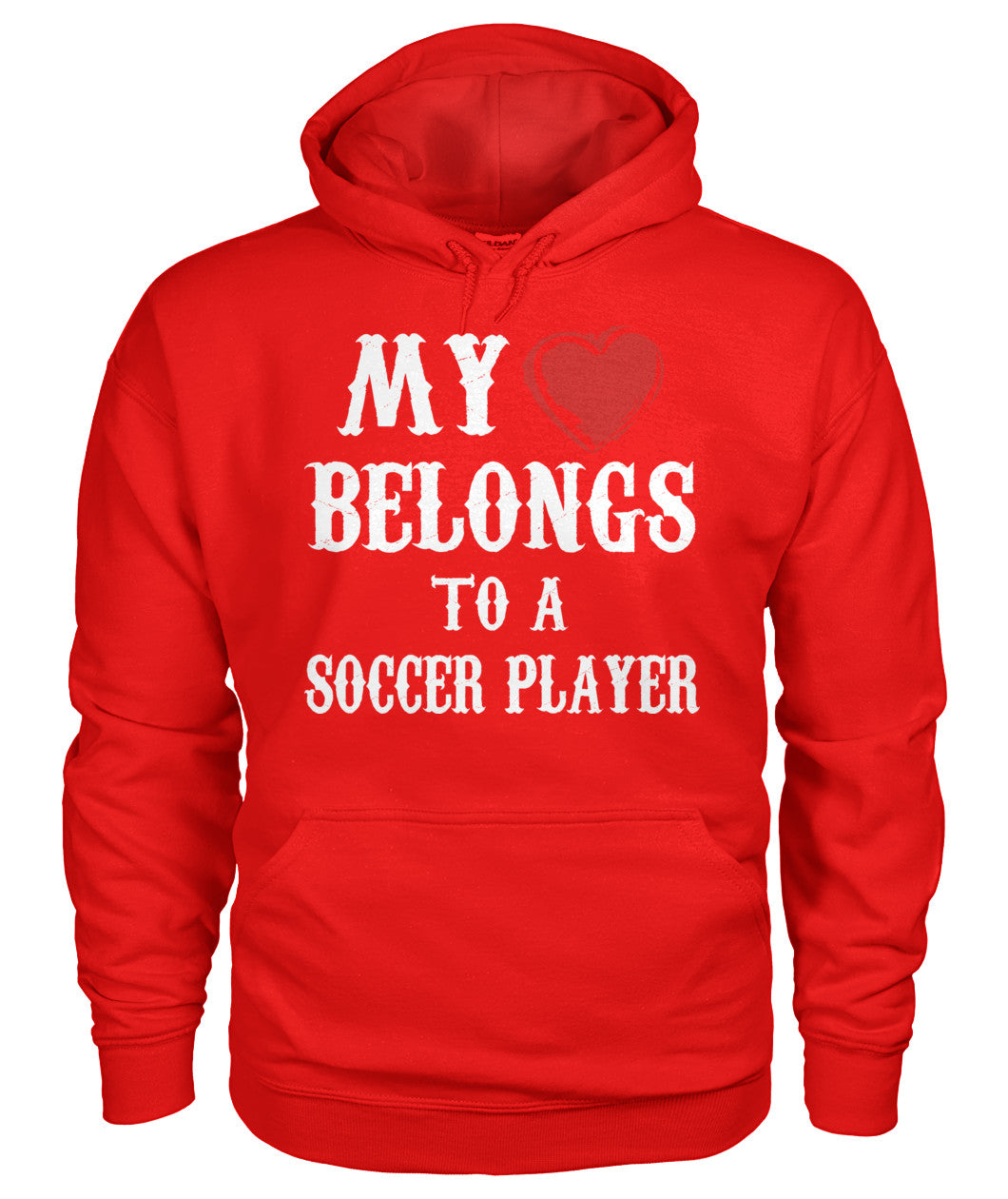 My Love Belongs To A Soccer Player - Hoodies - Soccer Empire