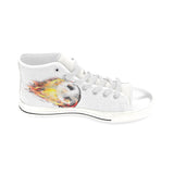 Fire Bal - Men's High Top Canvas Shoes (017) - Soccer Empire