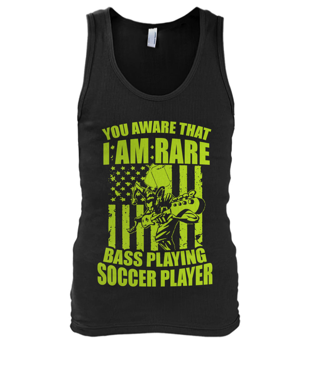 You Aware That I Am Rare Bass Playing Soccer - MEN'S TANK TOP - Soccer Empire