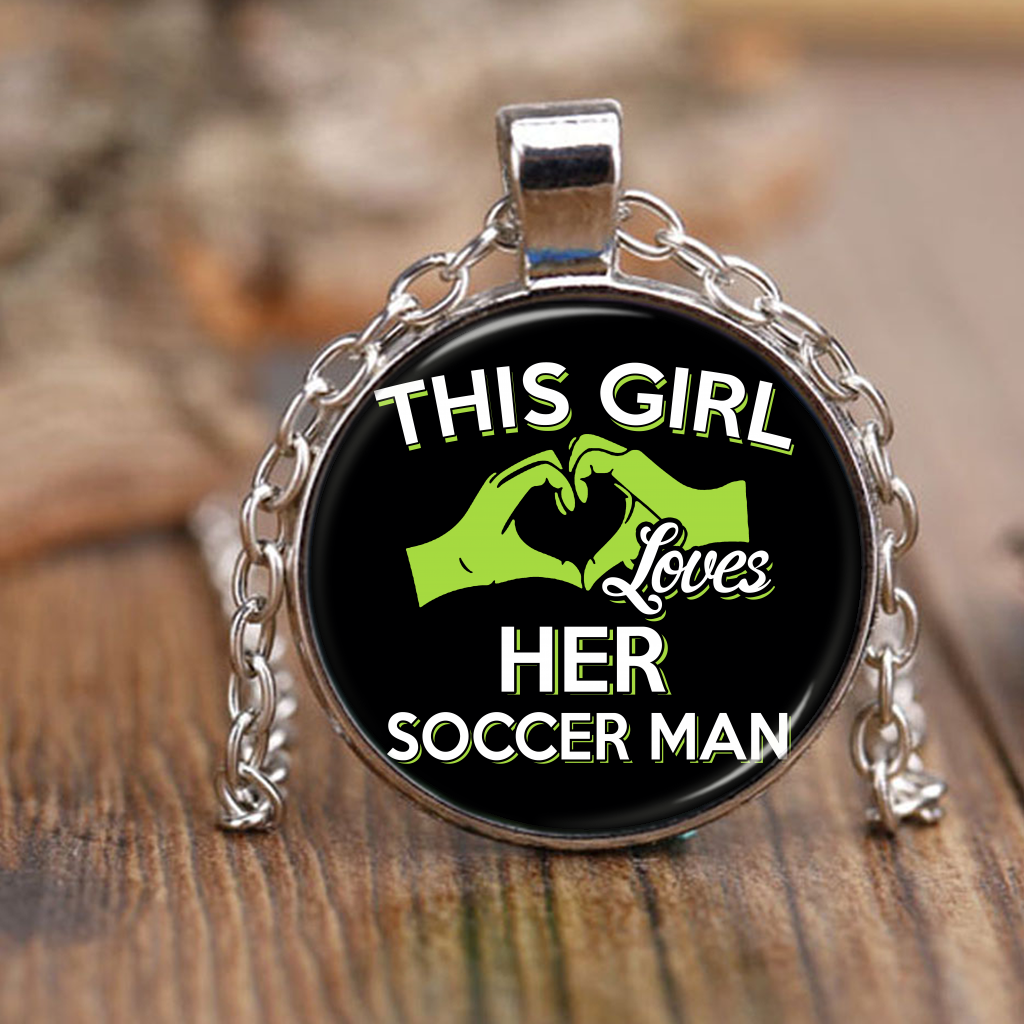 This Girl Loves Her Soccer Man - Necklaces - Soccer Empire